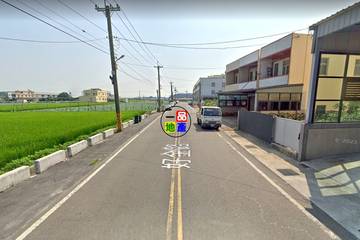 埔鹽快速道路交流道旁田地